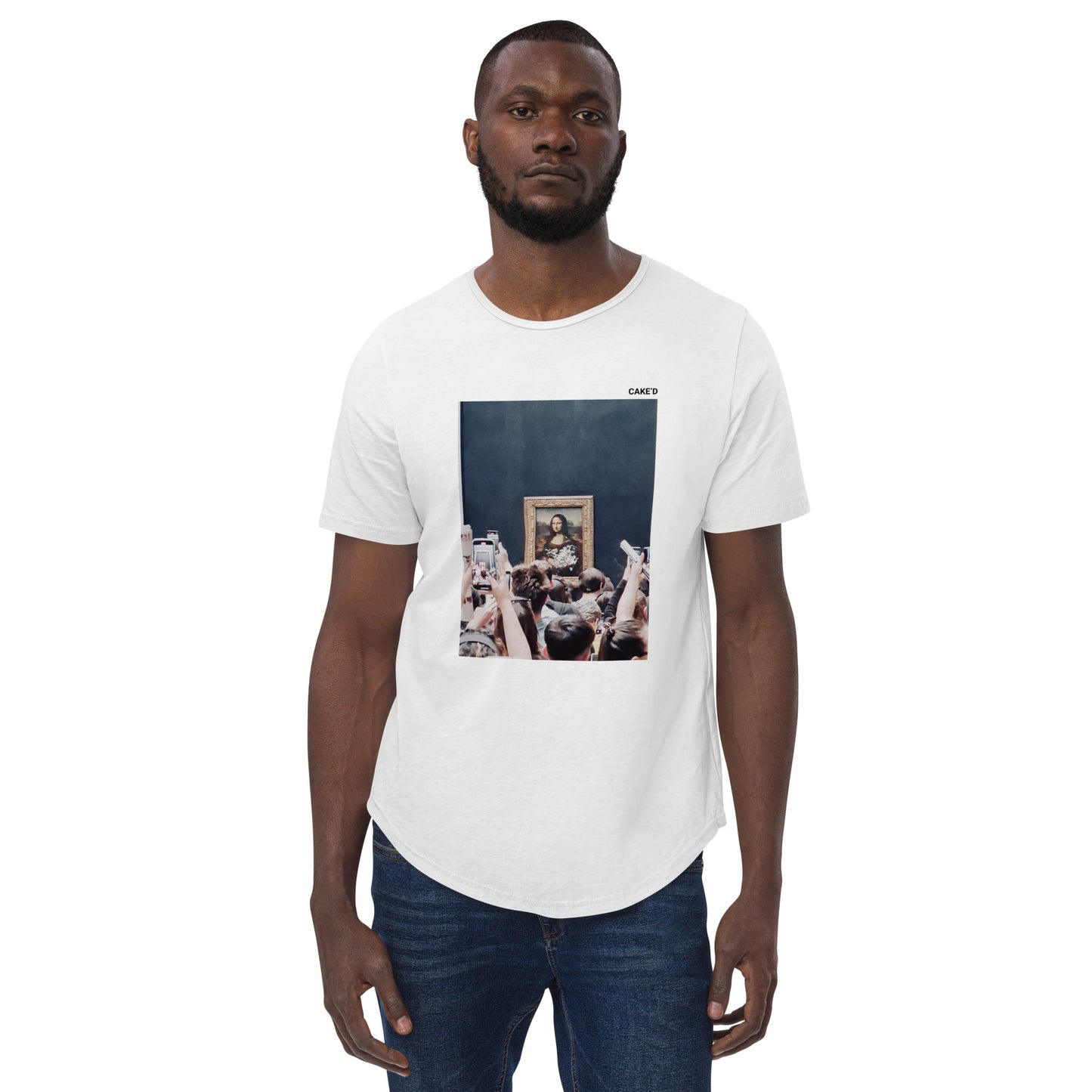 MONA LISA “CAK’D" - Men's Curved Hem T-Shirt