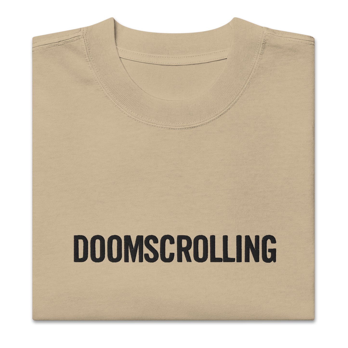 NAKID - DOOMSCROLLING - Oversized faded t-shirt